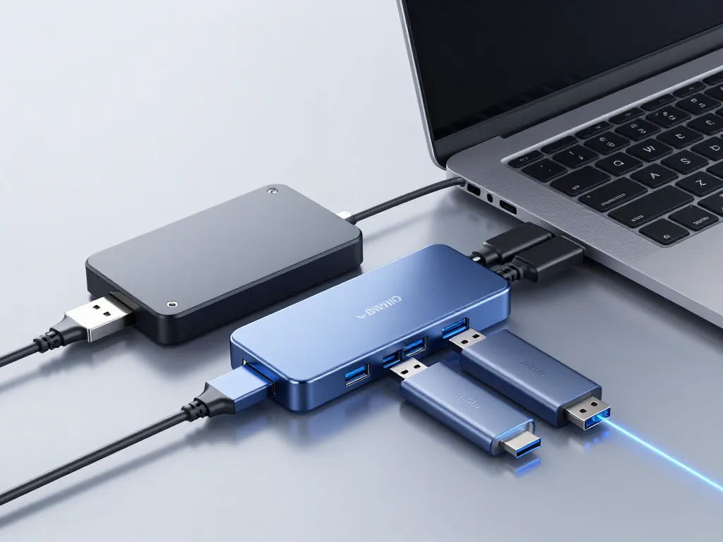 3.0 port usb hub rapide périphériques modernes