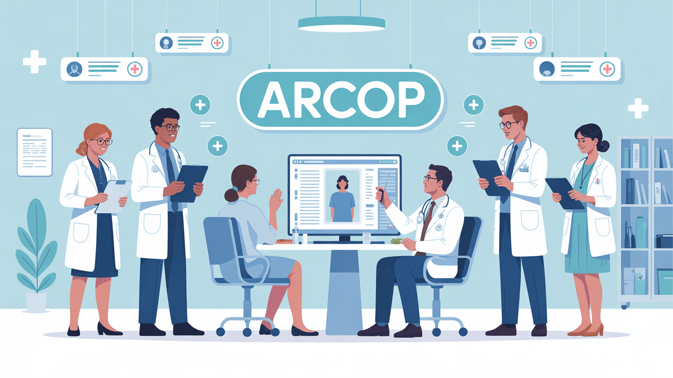 arcop professionnels sante collaborant autour dossier numerique