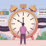 combien de temps peut on vivre avec 300 000 euros visuel horloge et parcours