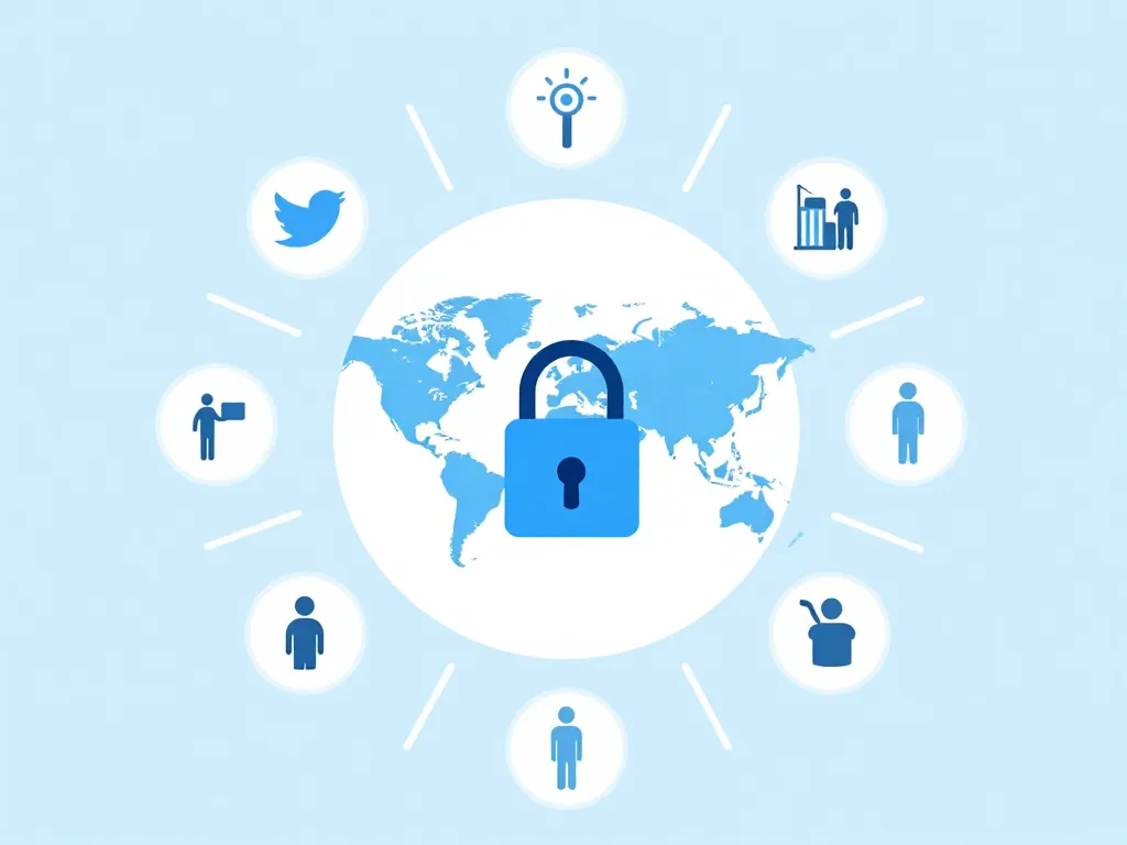 comment mettre son compte twitter en public visibilité publique