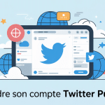 comment mettre son compte twitter en public illustration visibilité ouverture