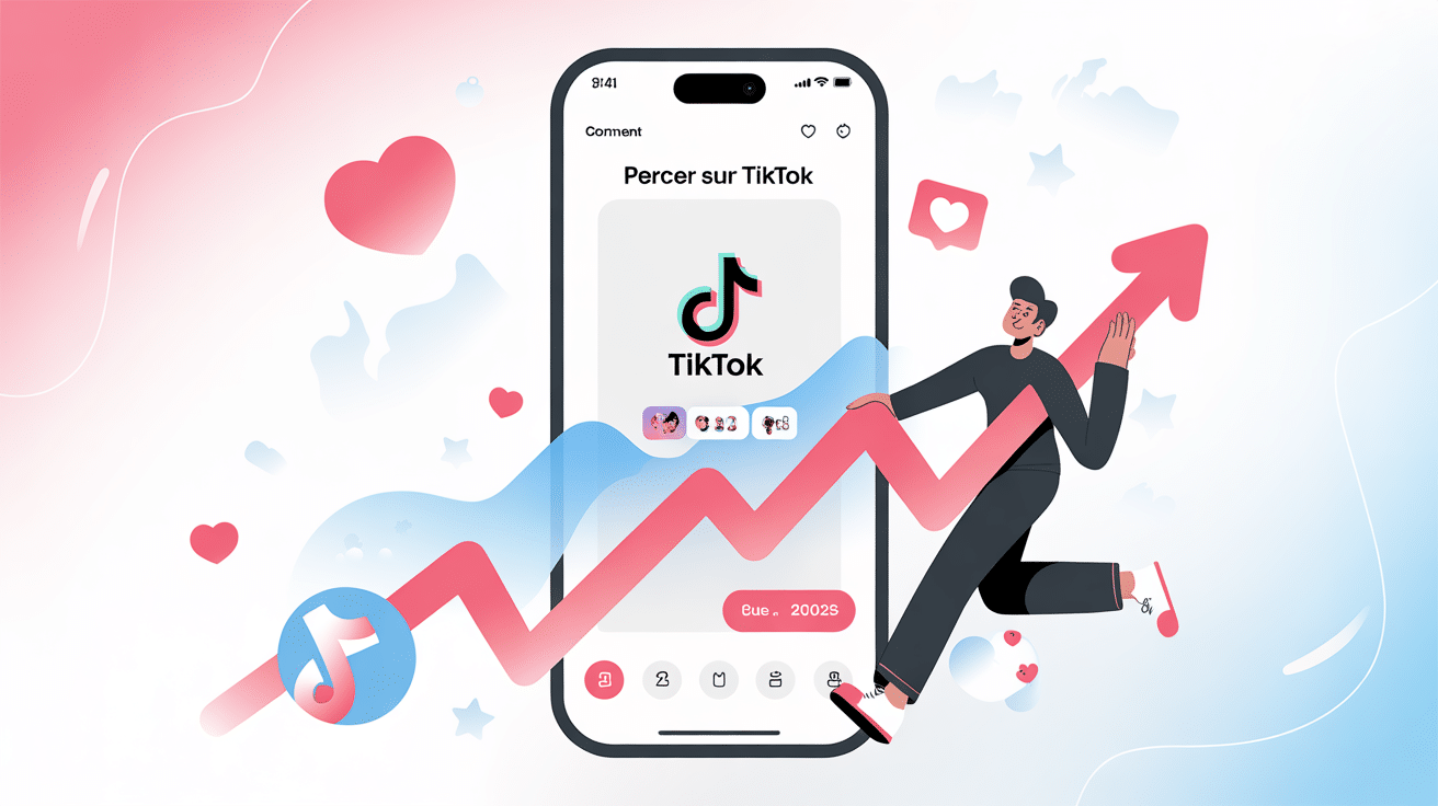 comment percer sur tiktok visuel smartphone et popularité