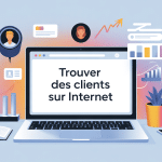 illustration acquisition comment trouver des clients sur internet