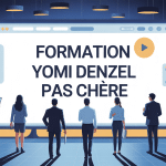 illustration formation yomi denzel pas cher entrepreneurs devant écran