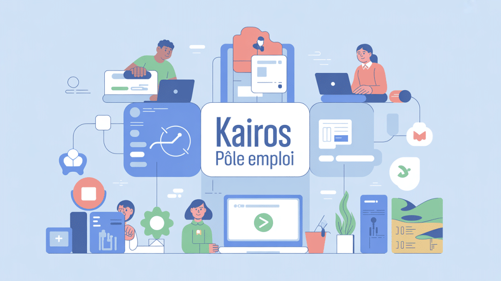 illustration kairos pole emploi plateforme numérique