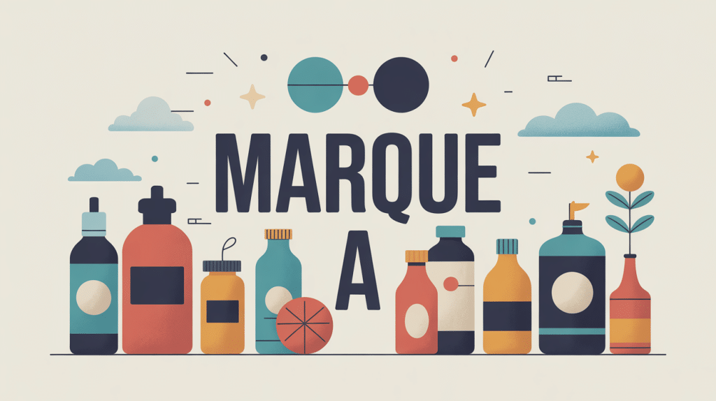 marque a illustration fiabilité produits équilibrés