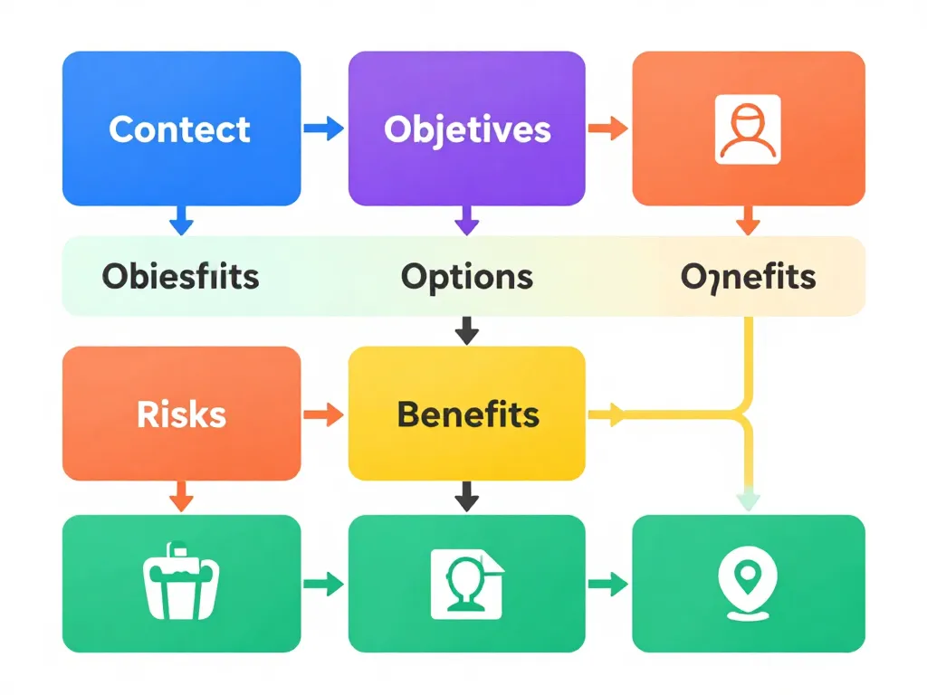diagramme infographique structure note d'opportunité étapes projet