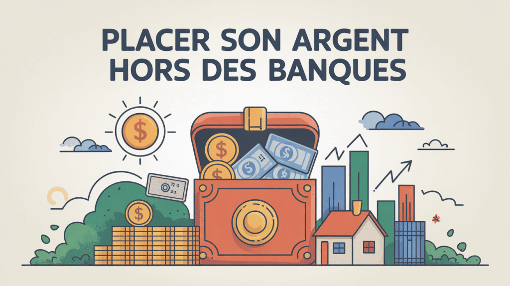 ou mettre son argent en dehors des banques illustration coffre alternatives