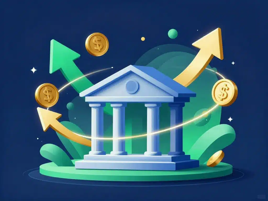 ou mettre son argent en dehors des banques illustration placements financiers