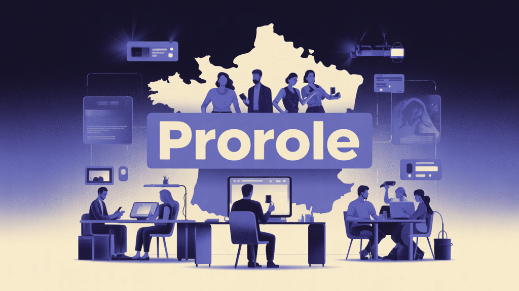 illustration prorole connexion comédiens productions audiovisuelles françaises