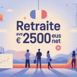 quelle retraite pour un salaire de 2500 euros net illustration transition sereine