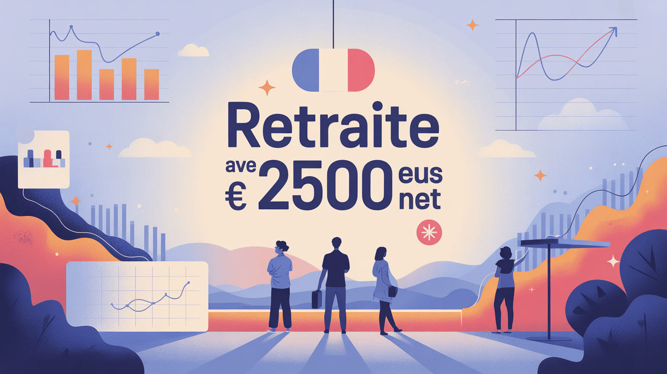 quelle retraite pour un salaire de 2500 euros net illustration transition sereine