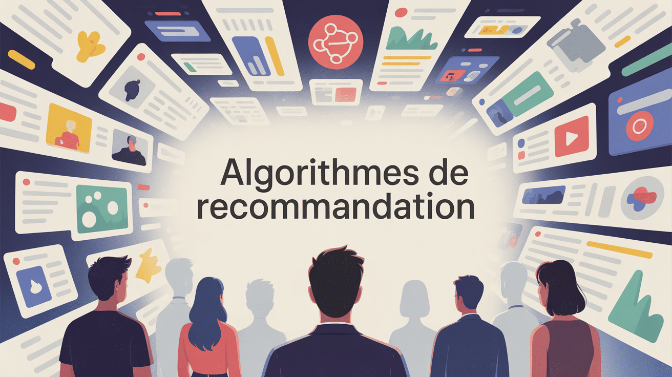 Quels sites web utilisent des algorithmes de recommandation scène symbolique