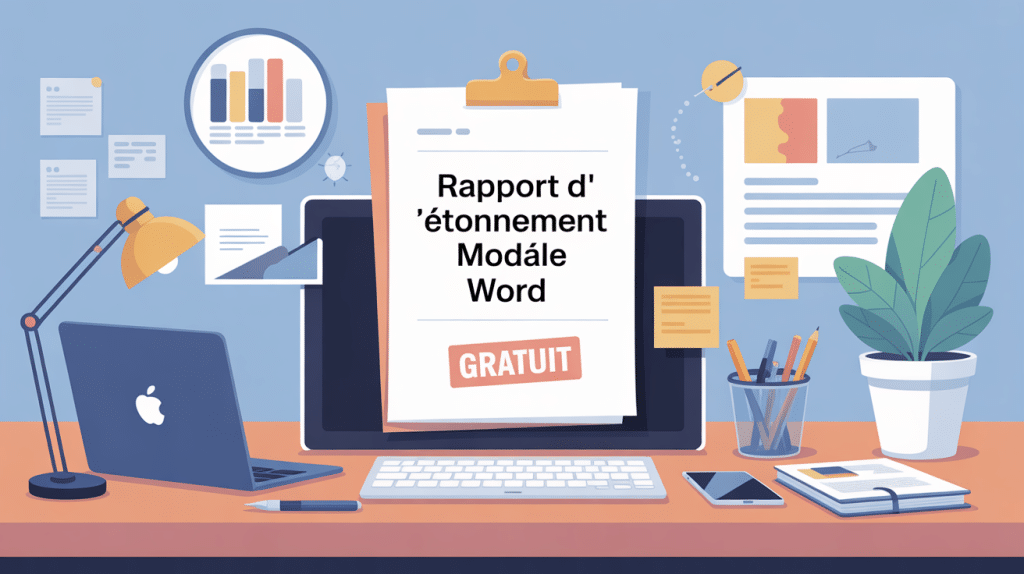 rapport d'étonnement modèle word gratuit bureau et document