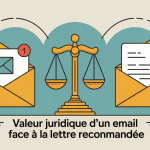 un mail peut-il remplacer une lettre recommandee illustrant la valeur juridique