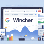 Interface Wincher pour suivi SEO sur Google