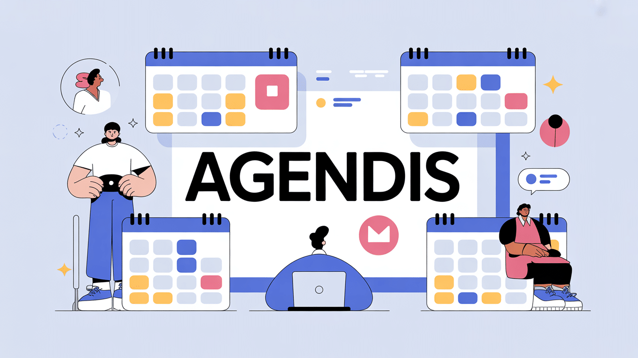 agendis gestion moderne rendez-vous illustration
