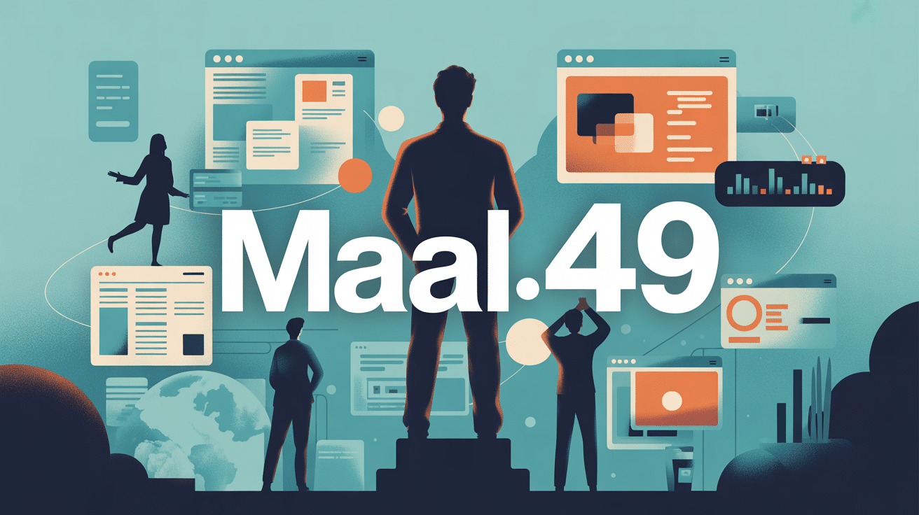 Illustration moderne analyse Maal49, confiance et risques