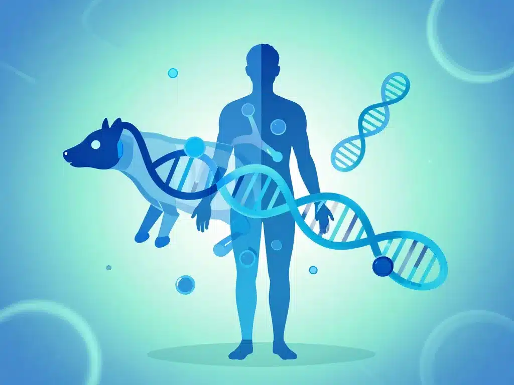 Schéma Chimera Chimera organisme hybride cellules ADN