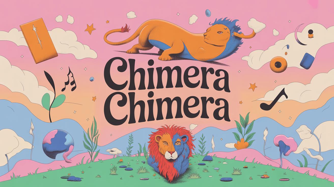 Illustration Chimera Chimera hybride rêve transformation