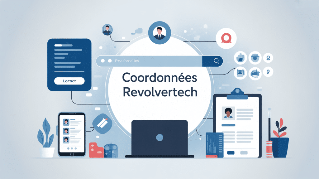 Recherche contact info RevolverTech illustration