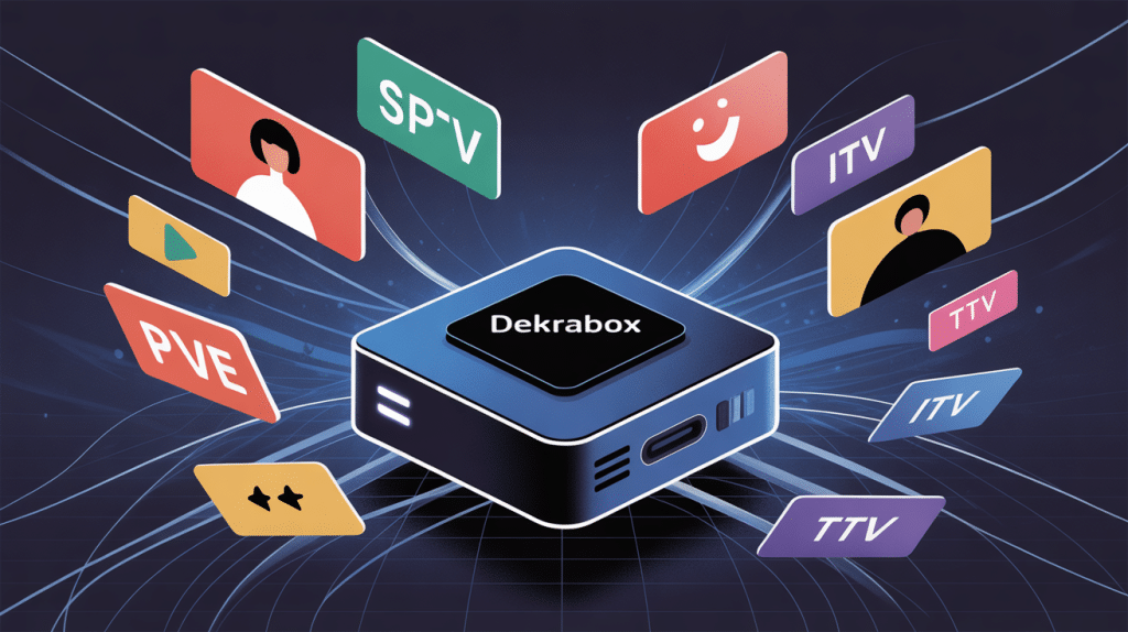 Dekrabox illustration streaming IPTV films séries