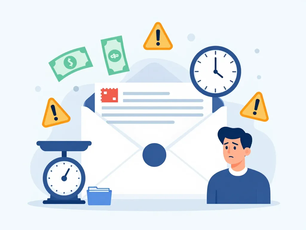 Enveloppe non affranchie risques et frais