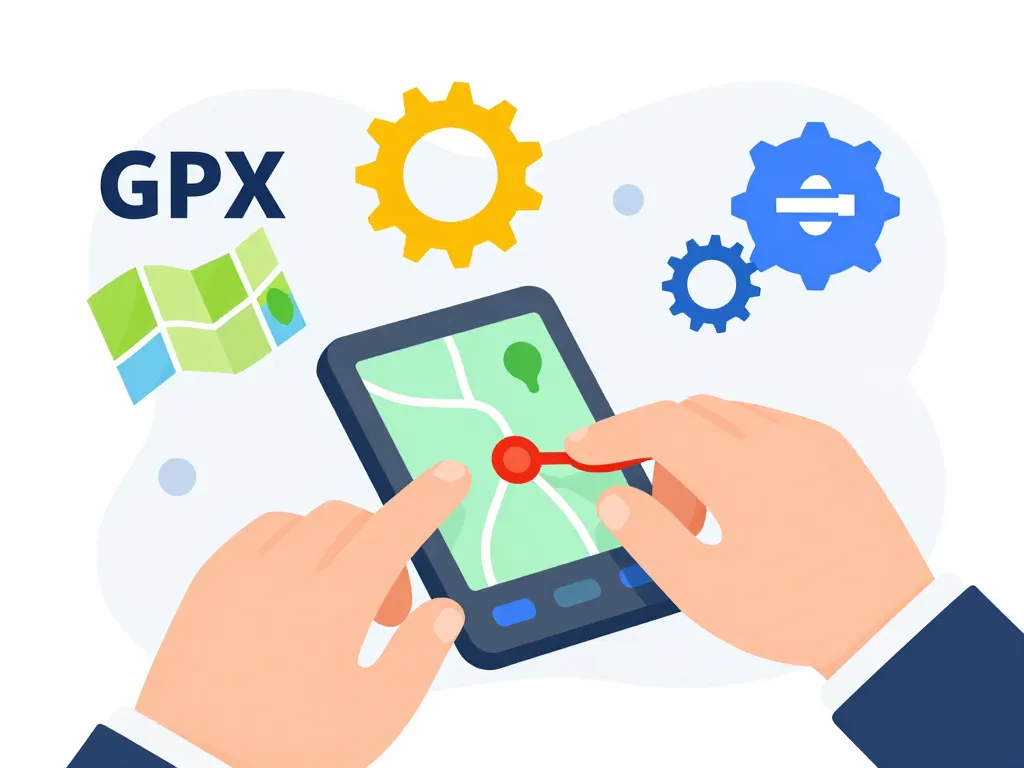 transformation parcours gpx google map