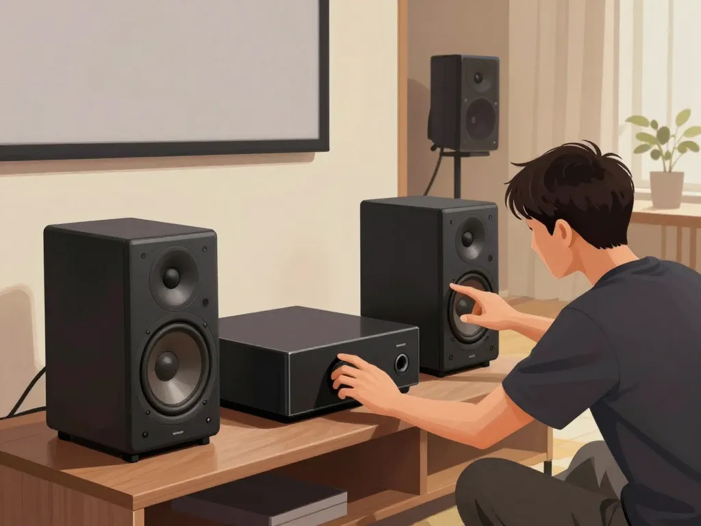 Installation optimisation pack home cinéma Dolby Atmos 7.1 sans fil