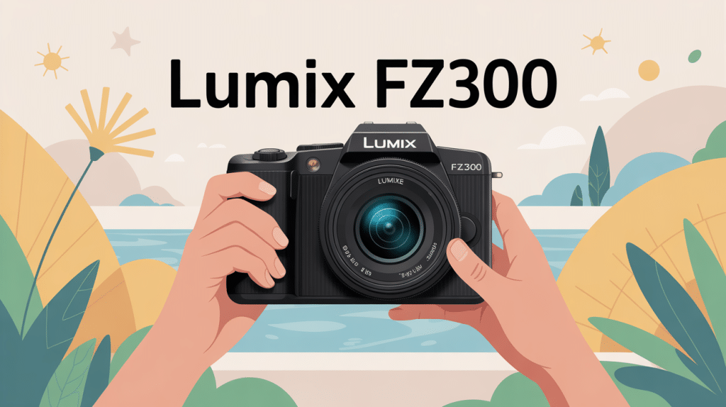 Illustration principale lumix fz300 pour les nuls appareil photo