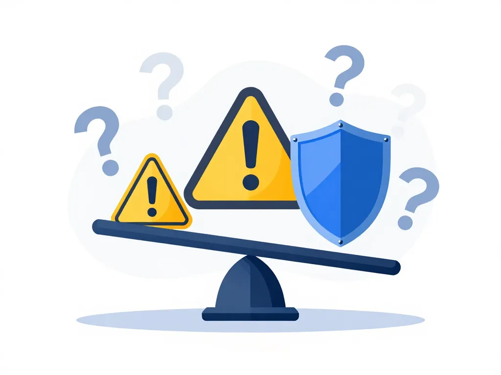 Illustration balance fiabilité et risques Maal49