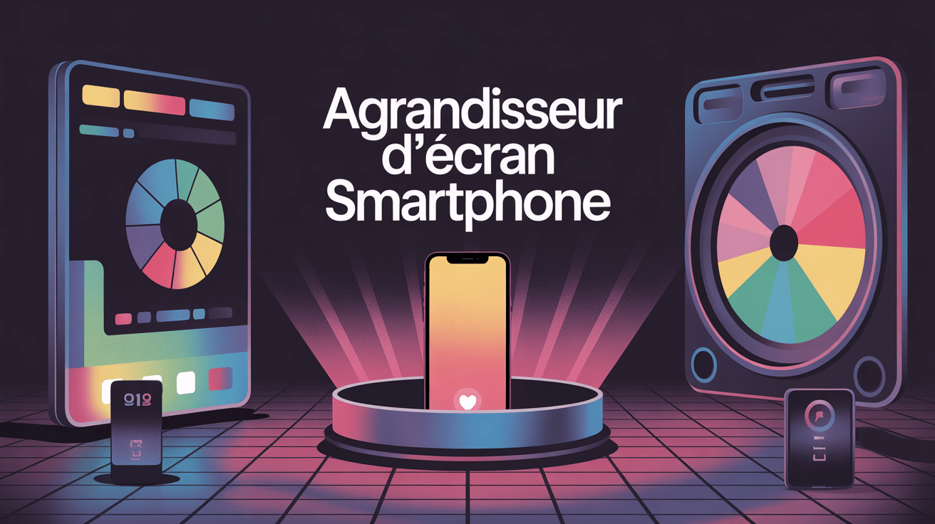 illustration du meilleur agrandisseur d'écran smartphone moderne