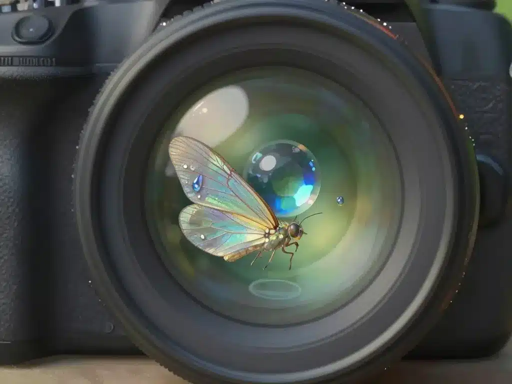 Effet nikon objectif macro avant après sur détail photo