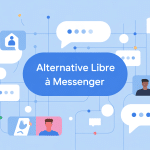 illustration nommez une alternative libre au logiciel propriétaire Facebook Messenger