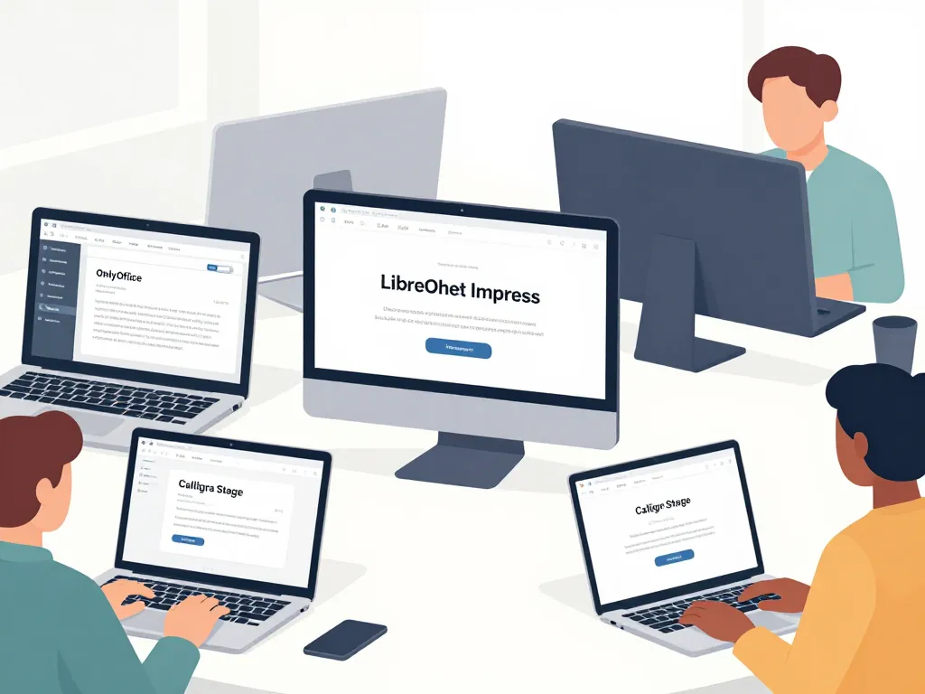 nommez une alternative libre au logiciel propriétaire Microsoft PowerPoint usage quotidien